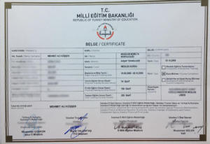 Modüler Mobilya Montajcılığı Diploma